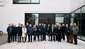 Die Gruppe vor dem LWL-Museum in Münster